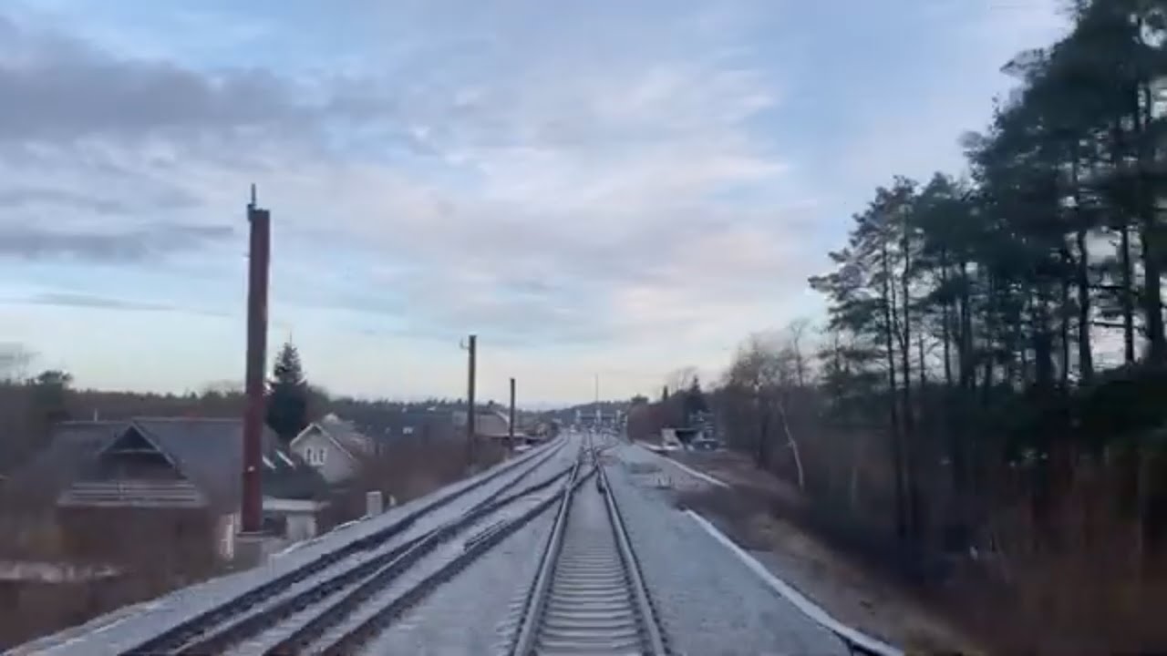 Hobro Aalborg med ETCS og slukkede signaler.