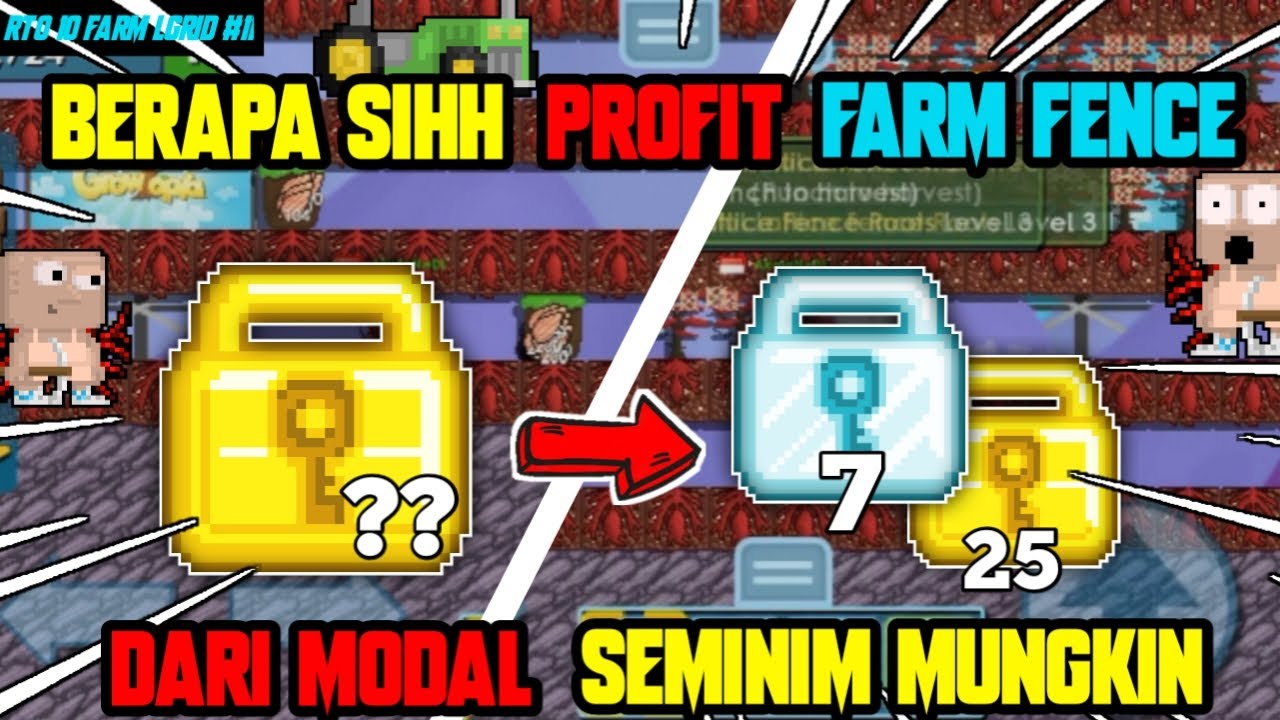 NYARI TAU BERAPA SIHH?? PROFIT FARM FENCE LEVEL MAX DARI MODAL SEMINIM MUNGKIN?? - RTO 10 FARM LGRID
