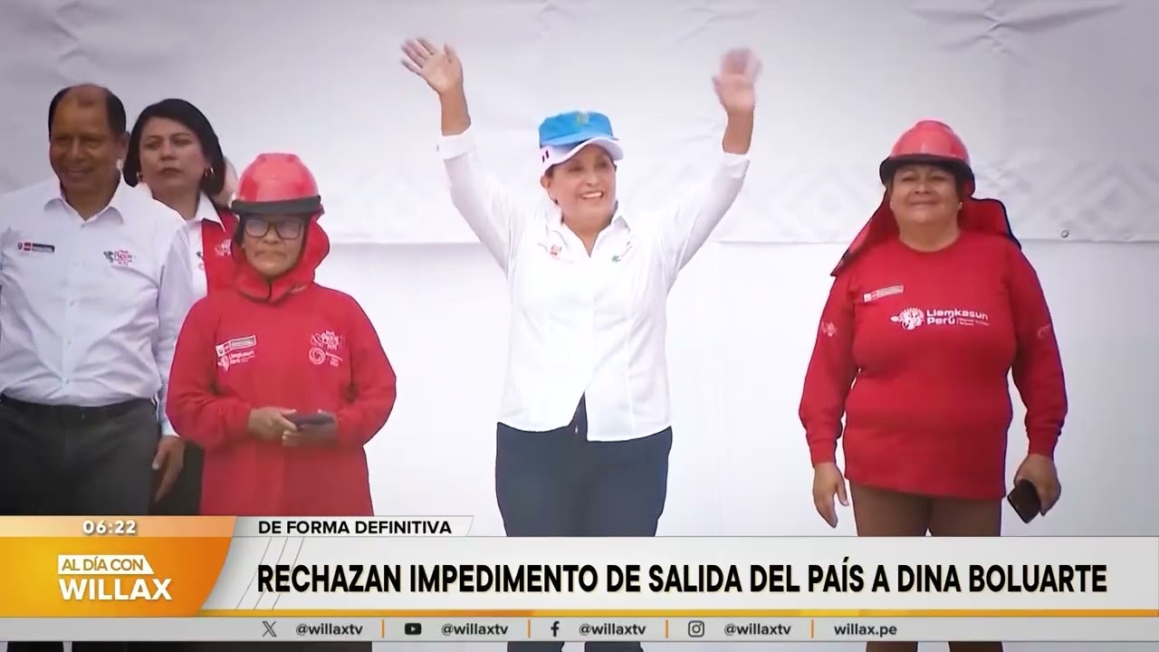 Al Día con Willax - FEB 04 - 2/5 - RECHAZAN IMPEDIMENTO DE SALIDA DEL PAÍS A DINA BOLUARTE | Willax