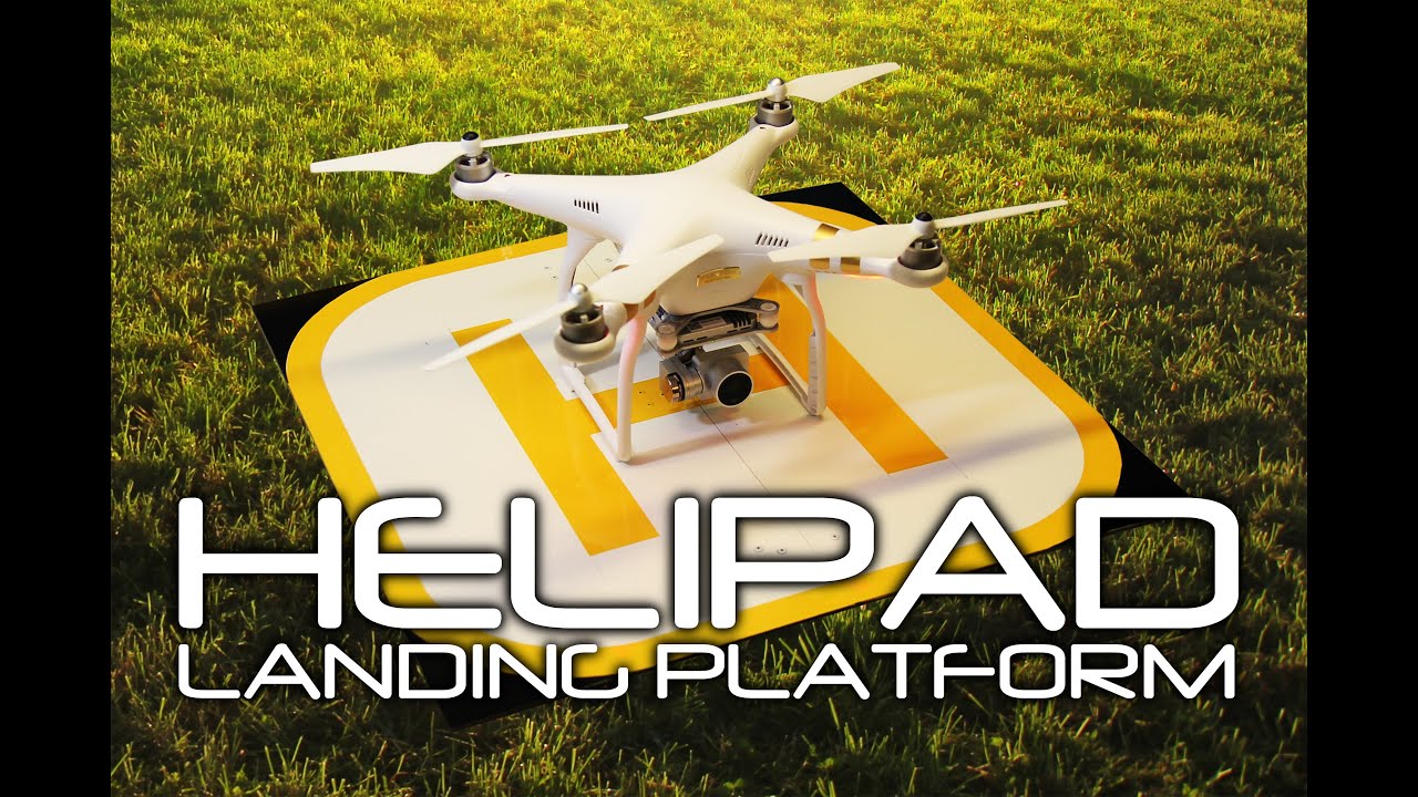 DIY FOLDING HELIPAD - Drone Landing Platform - Homebase for your Drone