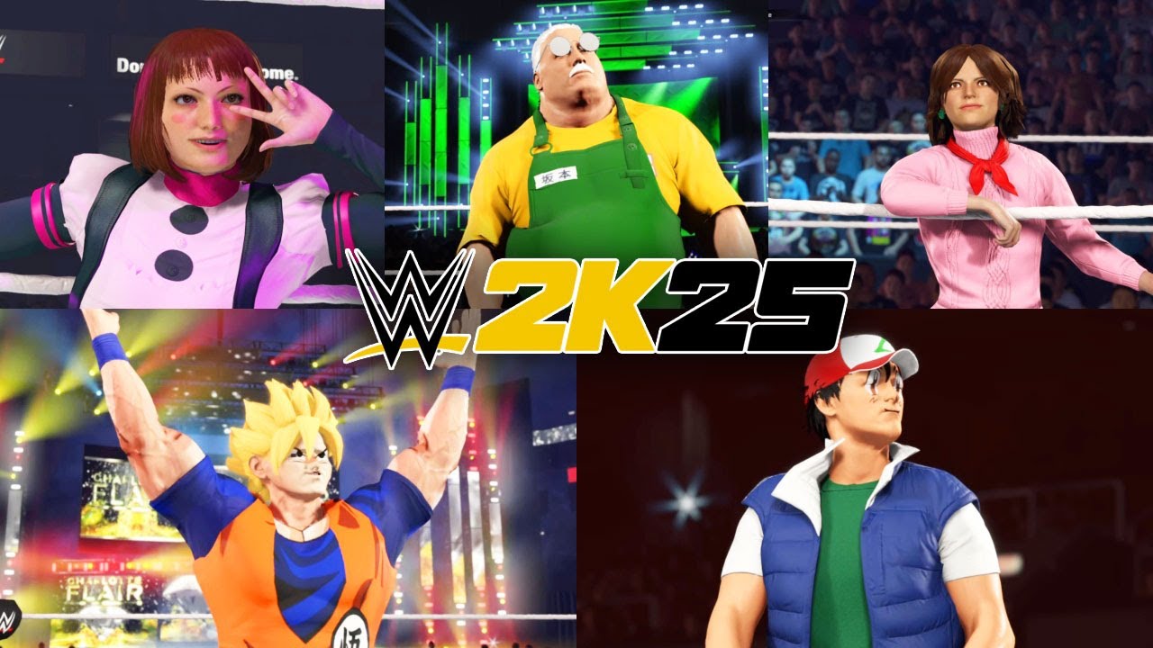 BEST NEW ANIME CREATIONS IN WWE 2K25!! | VOL.1