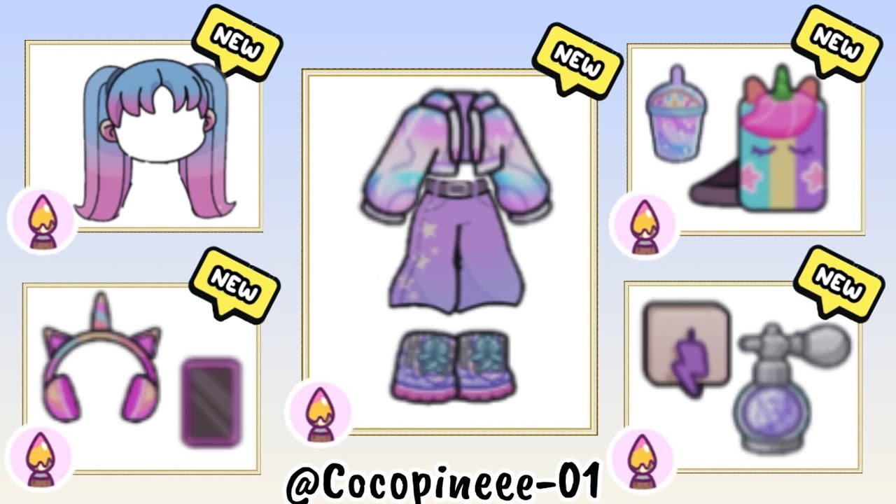 NEW Unicorn 🦄 OUTFITS COLLECTION SUPER SECRETS IN AVATAR WORLD 🌍  PAZU