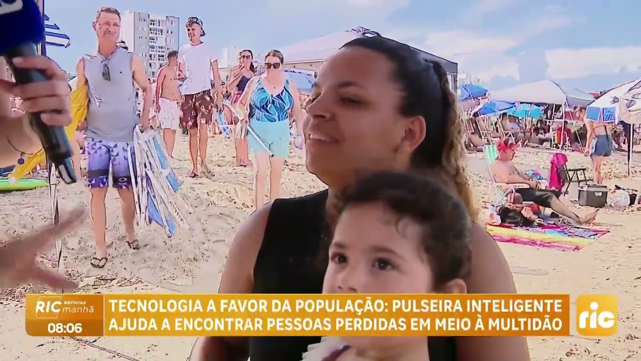 Pulseira ConectaVida na Operação Verão - Ric RECORD Paraná