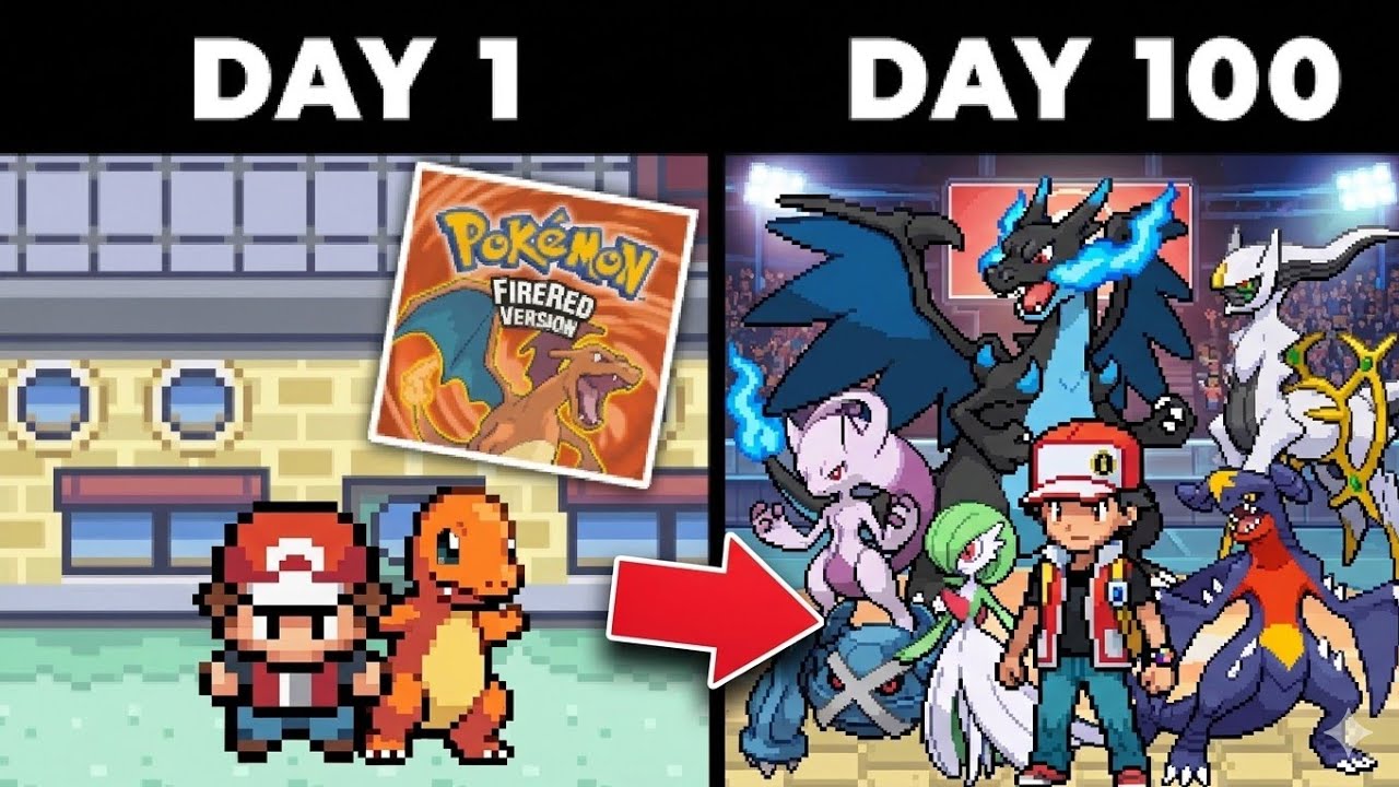 100 Days of Pokémon FireRed – My Most Epic Journey Ever!