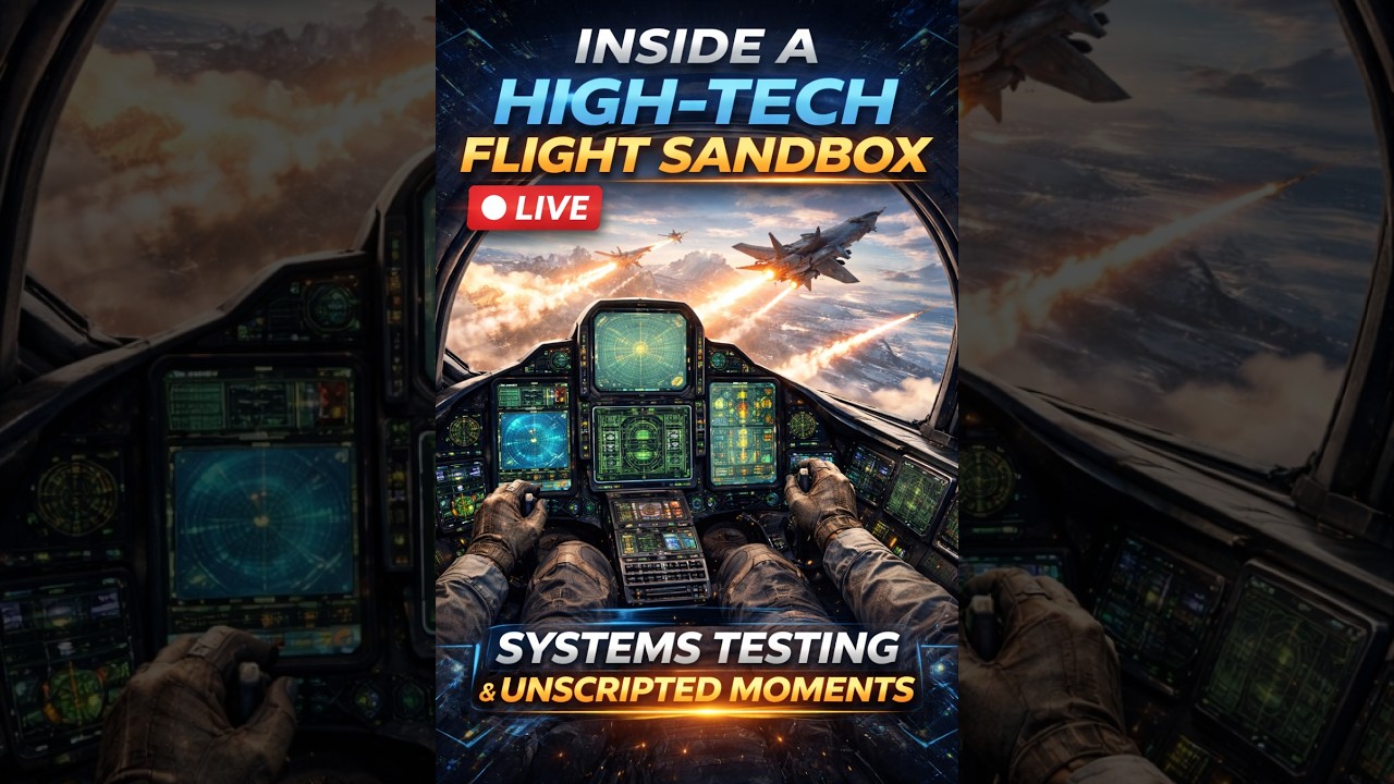 Inside a High-Tech Flight Sandbox ✨ | Live Systems Testing & Unscripted Moments