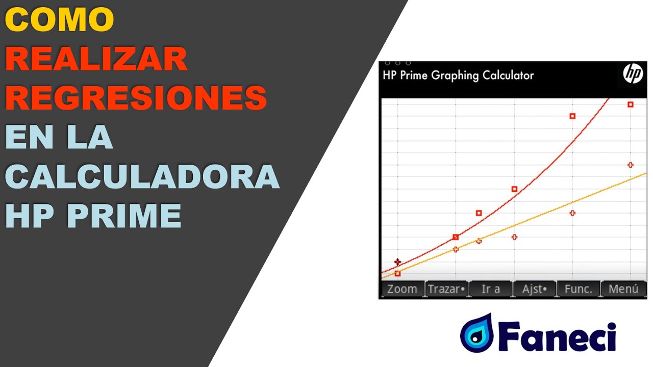 ✅COMO REALIZAR REGRESIONES EN LA CALCULADORA HP PRIME✅