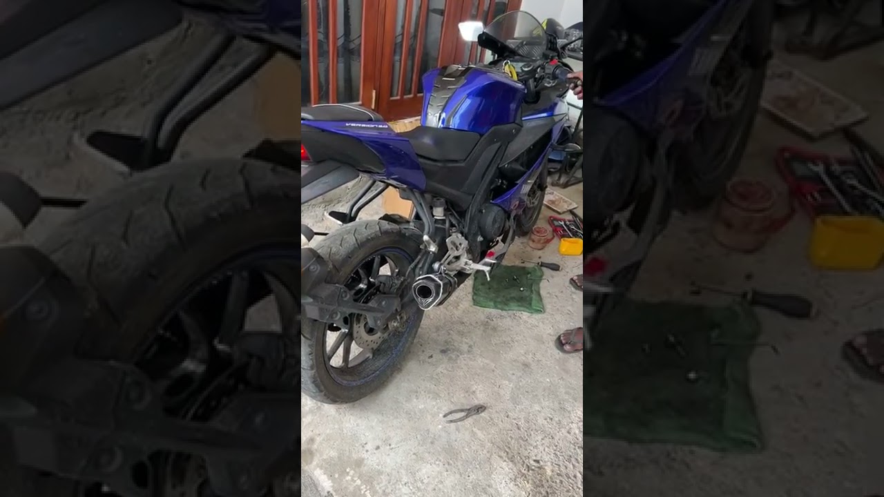 Yamaha R15 Beat Silencer Test /Akrapovic/ Sri Lanka
