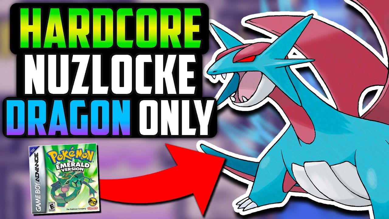 МОГУ ЛИ Я ПОБЕДИТЬ POKÉMON EMERALD HARDCORE NUZLOCKE, ИСПОЛЬЗУЯ ТОЛЬКО ТИПЫ ДРАКОНОВ!? (Вызов пок...