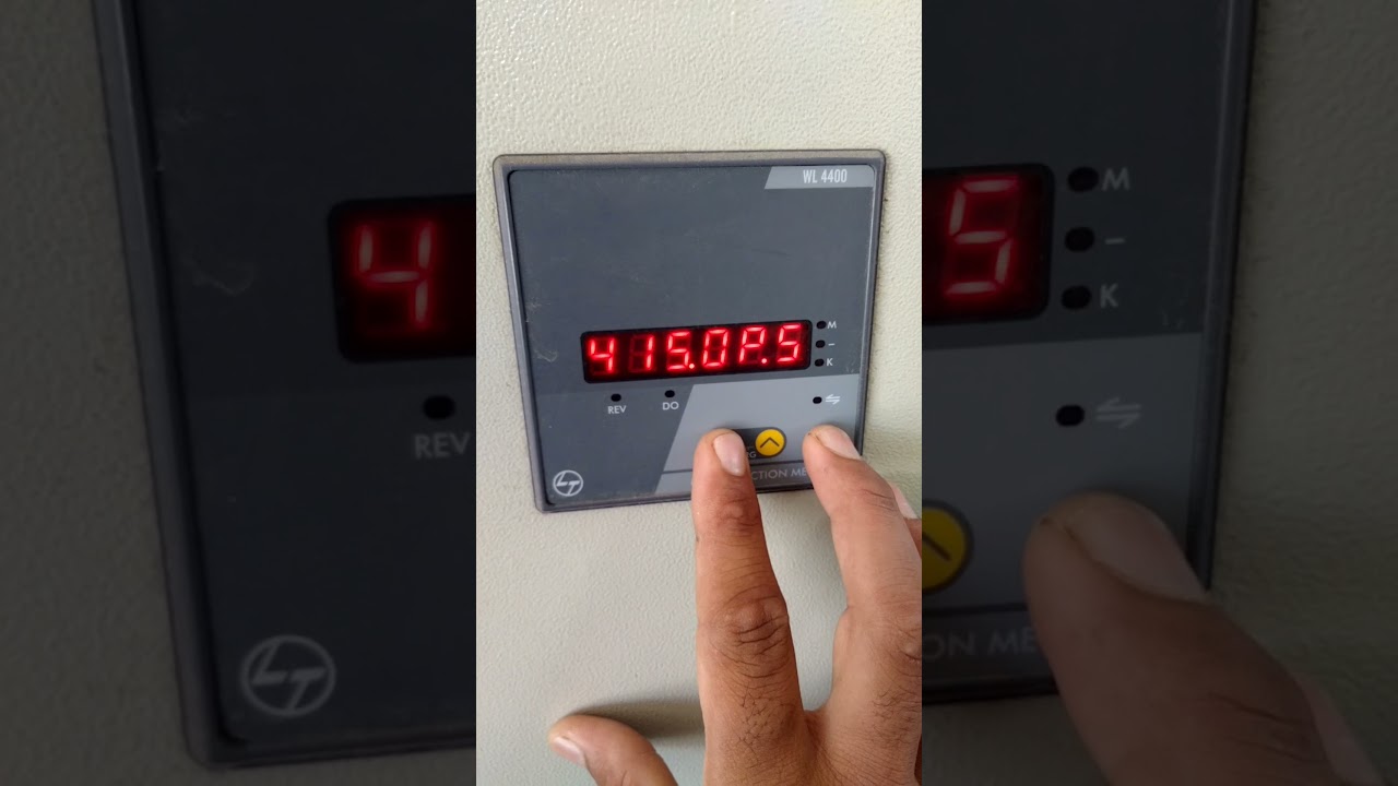 L&T WL 4400 Multifunction Meter Parameters Settings