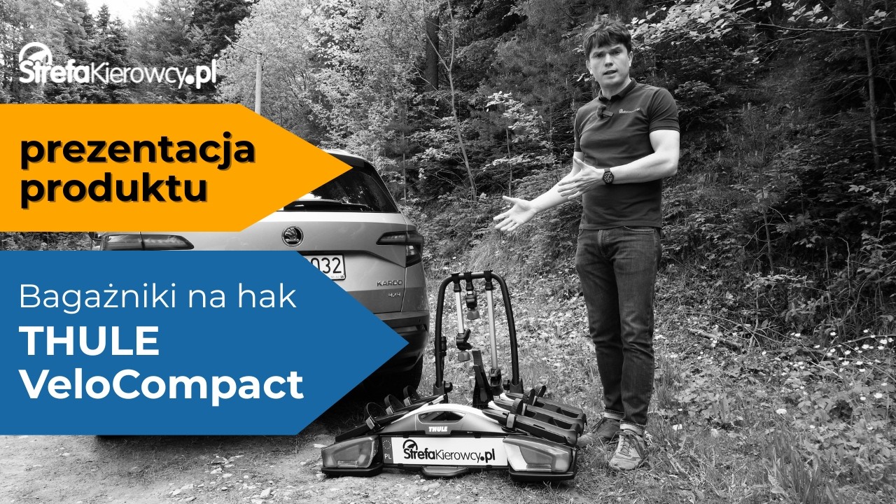 Bagażnik rowerowy na hak Thule VeloCompact 926 / 924  - najpopularniejsza platforma rowerowa