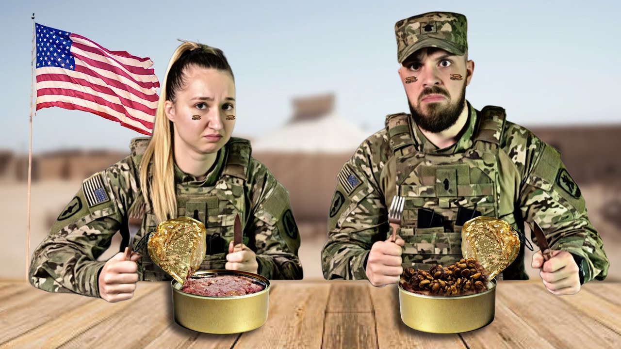 MIT ESZIK egy AMERIKAI KATONA?! - MRE pack kóstolás