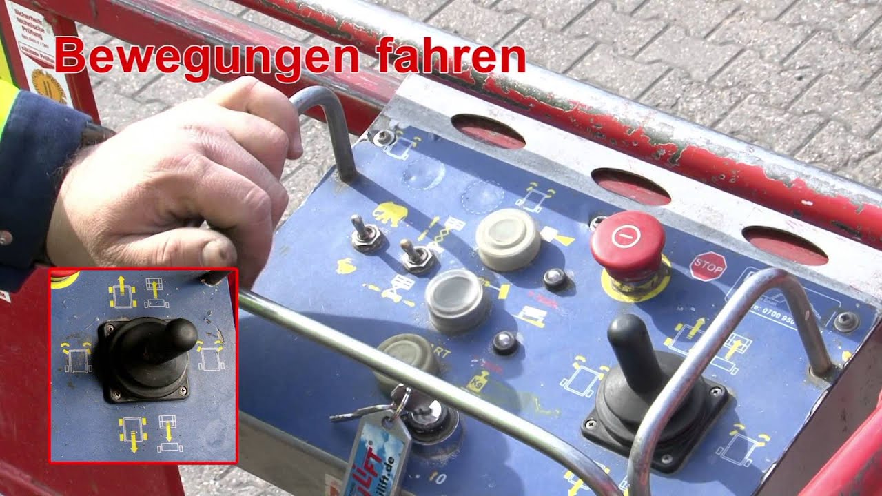 Einweisung| Scheren-Arbeitsbühne S131 und S170 Mobilift