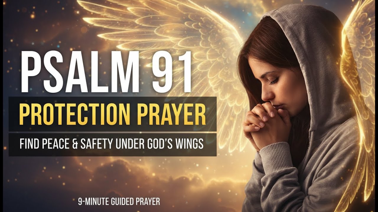 Psalm 91 Protection Prayer | Find Peace & Safety Under God’s Wings (9-Minute Guided Prayer)