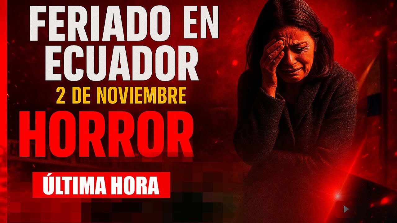 ¡ÚLTIMA HORA! Los Ríos Ecuador: más de 20 víctimas en el feriado