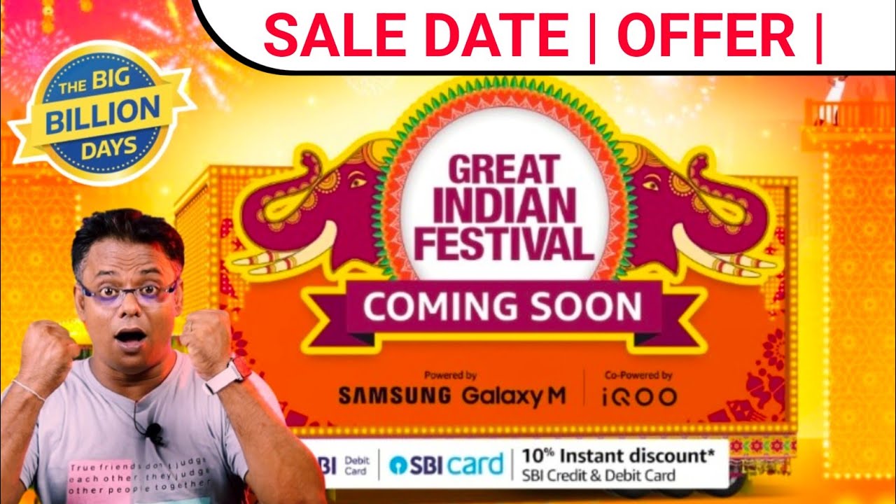 Amazon Great Indian Festival Sale Bank Offer | Amazon Great Indian Festival Sale Date | BBD 2022 |