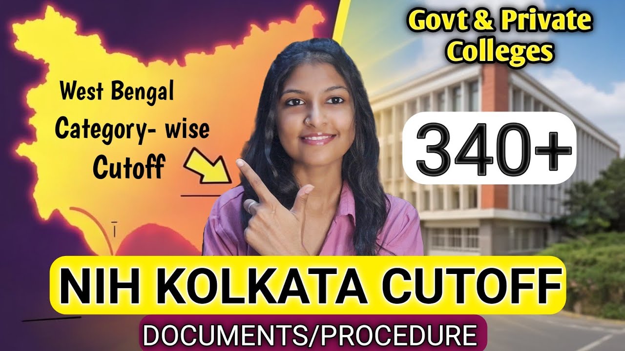 NIH KOLKATA & BHMS Colleges CUTOFF- State & All India {Category wise} | NEET 2026|