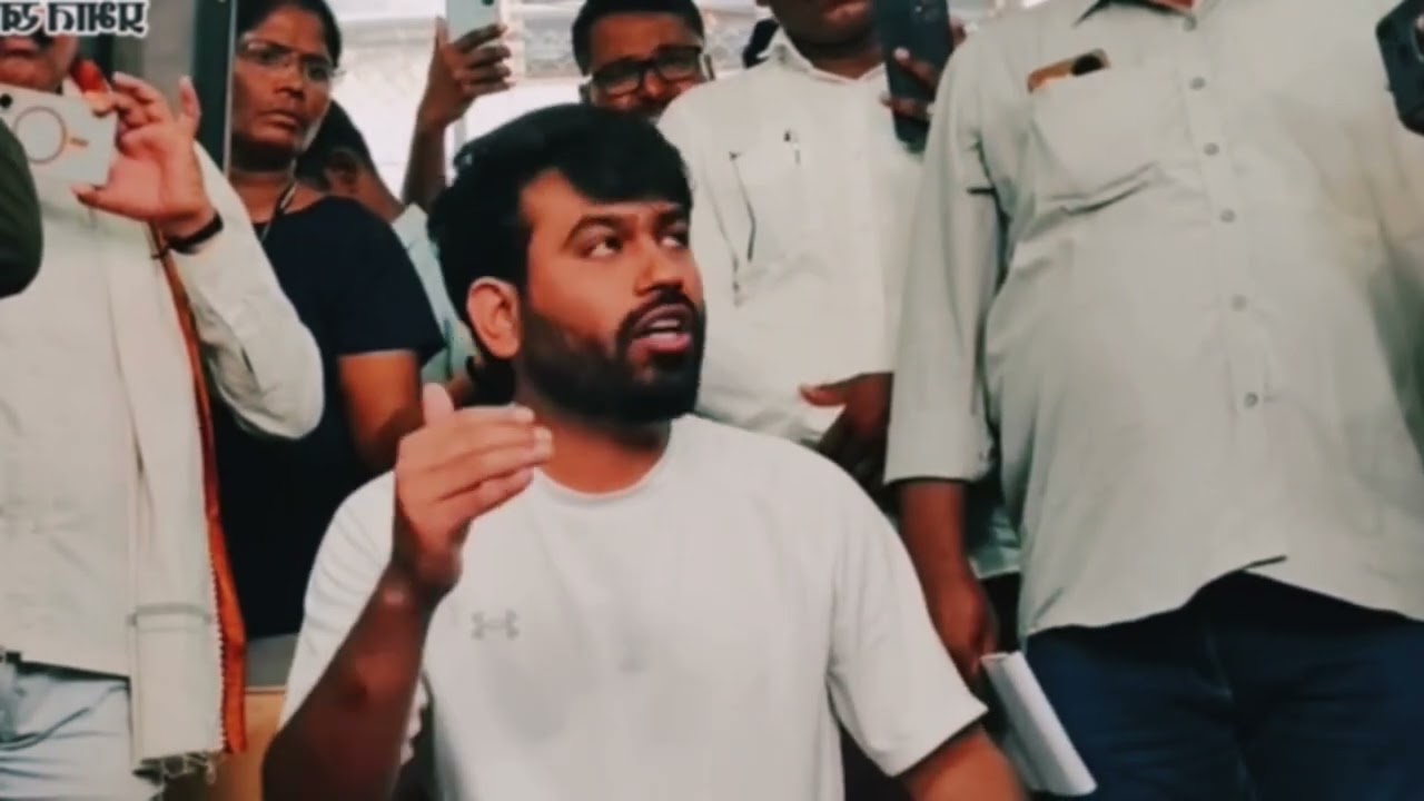Cockroach janta party morcha director abhijeet dabke protest#cockroach #trending 