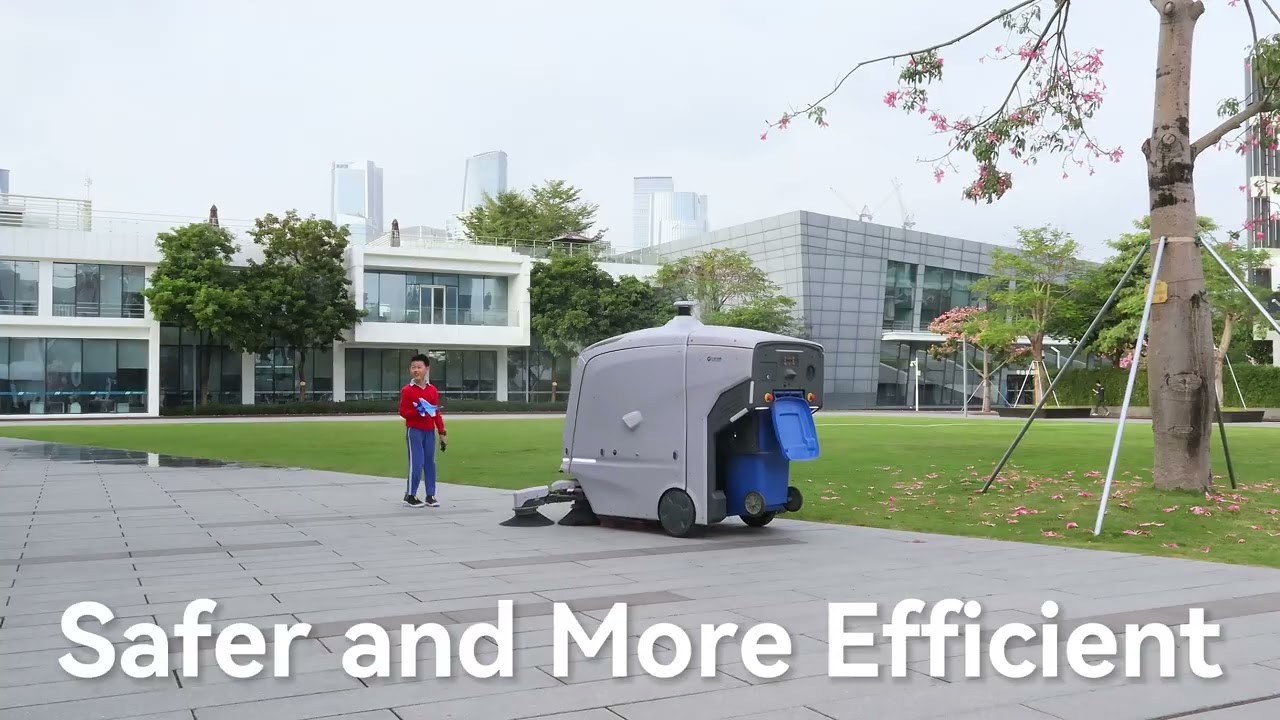 Autonomous Driving Sweeper S180 Video 1