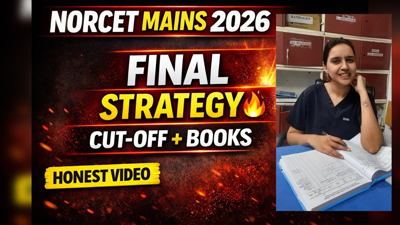 NORCET MAINS 2026 🚀 Zero to Selection Strategy | Books, Cut-Off & Study Plan