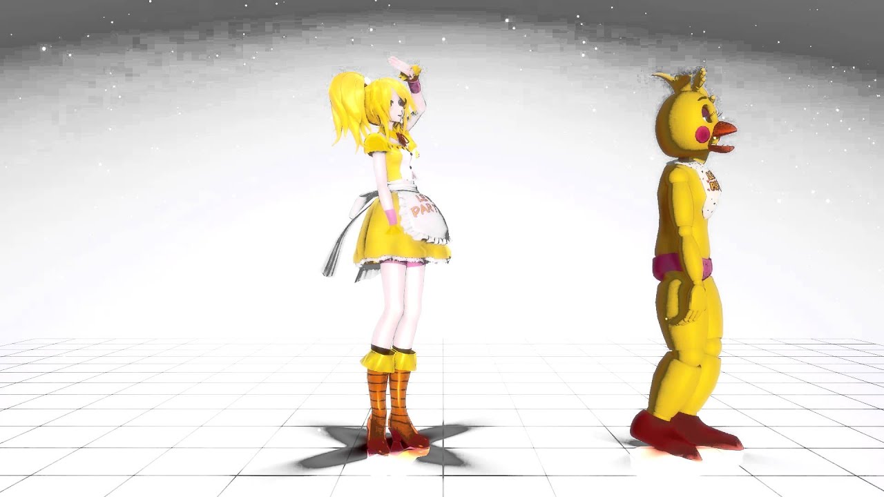 【MMD x FNAF】純情スカート-Junjou Skirt【TOY CHICA-TEST MODEL】