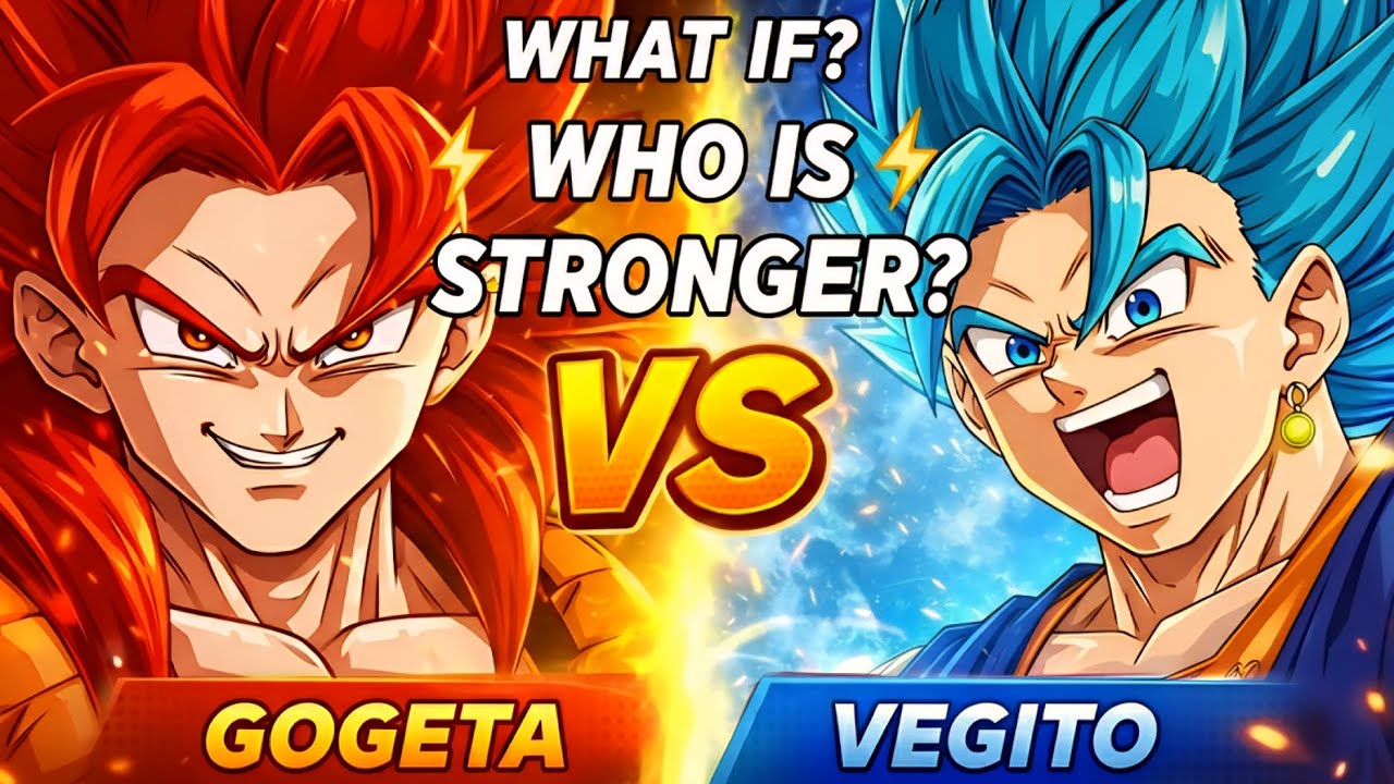 What If Gogeta Fights Vegito? | WHO IS STRONGER? (Full Power Battle)#GogetaVsVegito #WhoIsStronger