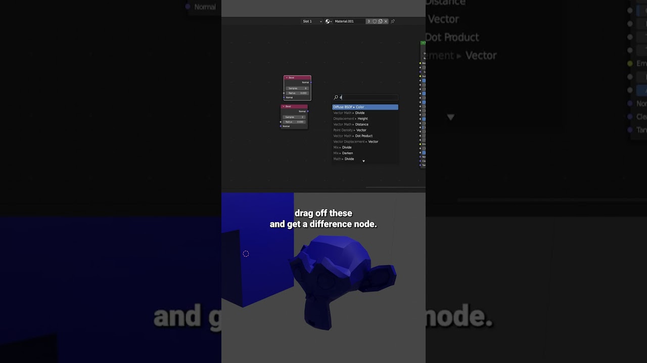Make Procedural Edge Wear and Edge Maps in Blender #Shorts