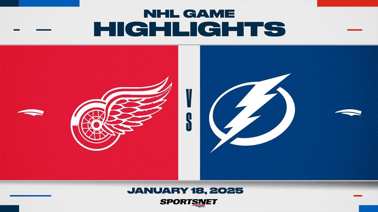 NHL Highlights | Red Wings vs. Lightning - January 18, 2025