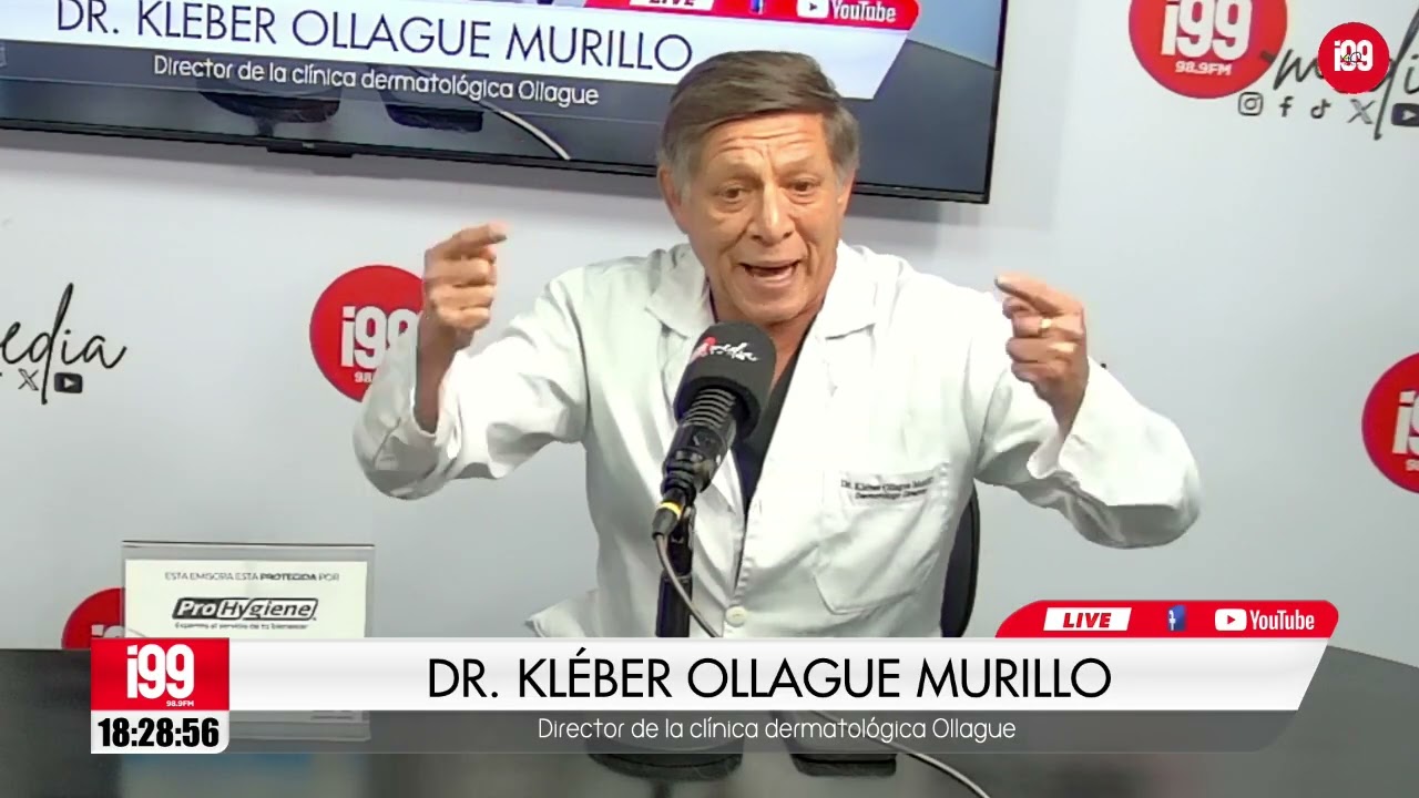 DR. KLÉBER OLLAGUE MURILLO - Director de la clínica dermatológica Ollague - 24 02 26