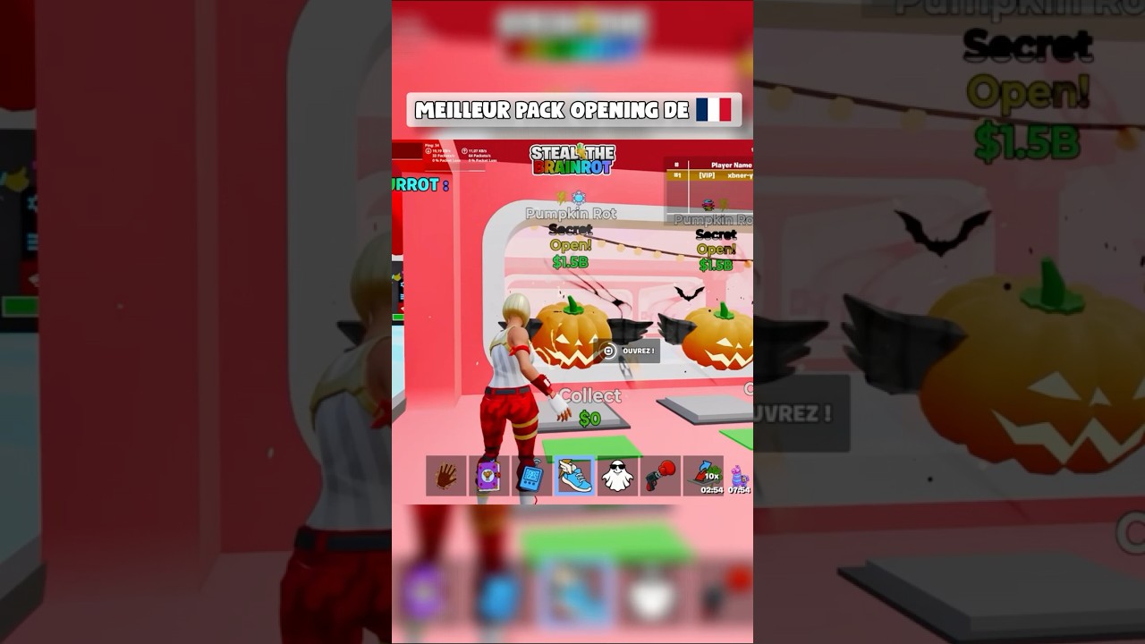 LE MEILLEUR PACK OPENING DE FRANCE 🇫🇷 STEAL THE BRAINROT &hellip; #brainrot #roblox #xbner #fortnite