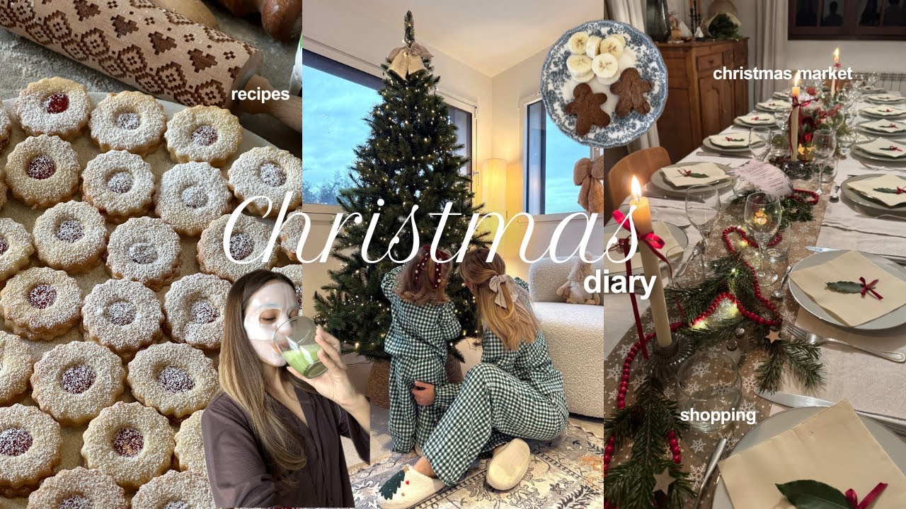 Christmas diary | biscuits, marché de Noël, dinner entre amis et shopping