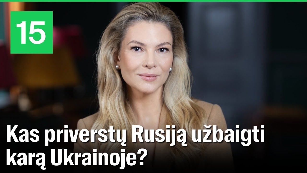 Agnia Grigas: &bdquo;Karas Ukrainoje gali būti į&scaron;aldytas&ldquo;