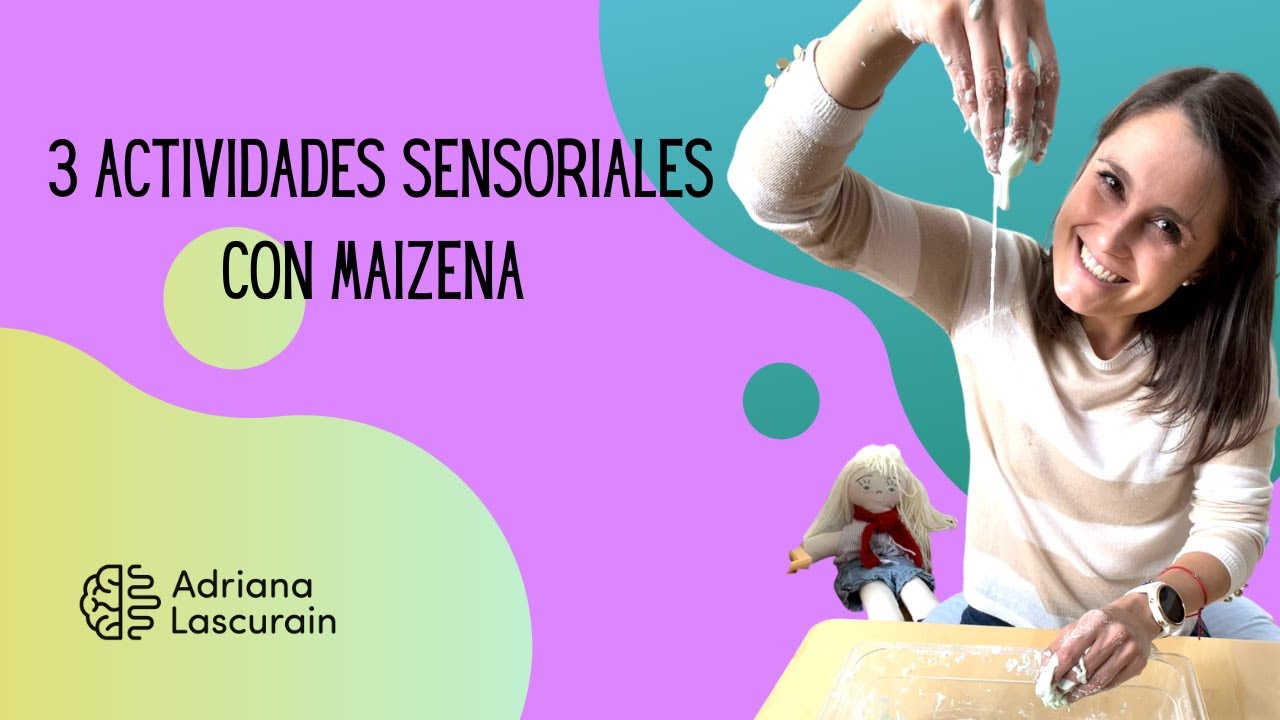 3 Actividades Sensoriales con Maizena