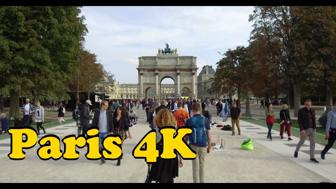 Walk around Paris France. [4K] Tuileries - Place de l'Opéra - Galeries Lafayette.