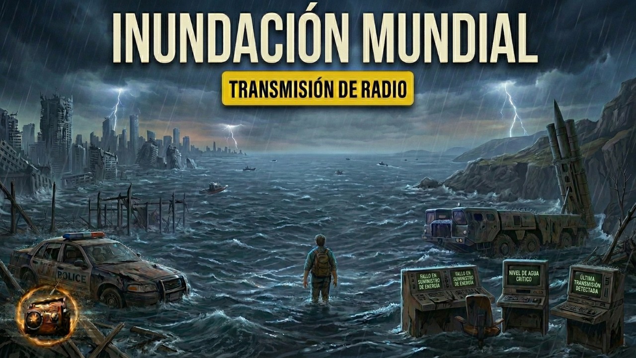 Estás Escuchando la Radio Durante la Inundación que Acabará con la Tierra