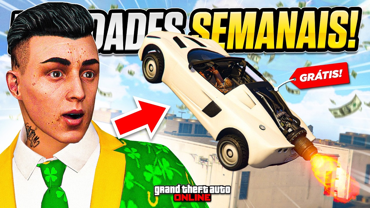 SEGUIMOS COM PRÊMIOS MILIONÁRIOS e COISAS DE GRAÇA!!! - NOVIDADES SEMANAIS no GTA ONLINE 19/03/2026