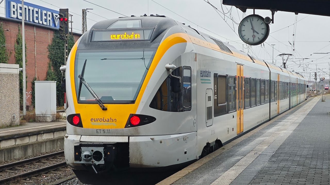 [Sound] Eurobahn | Stadler Flirt 1 | Baureihe 428 ET5.17 | Soundaufnahme