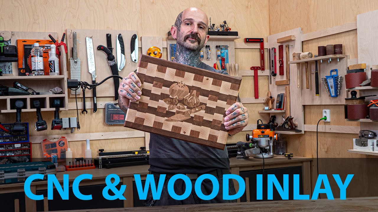 CNC Milling and Wood Inlay in a Cutting Board | IGM Tools and Machinery