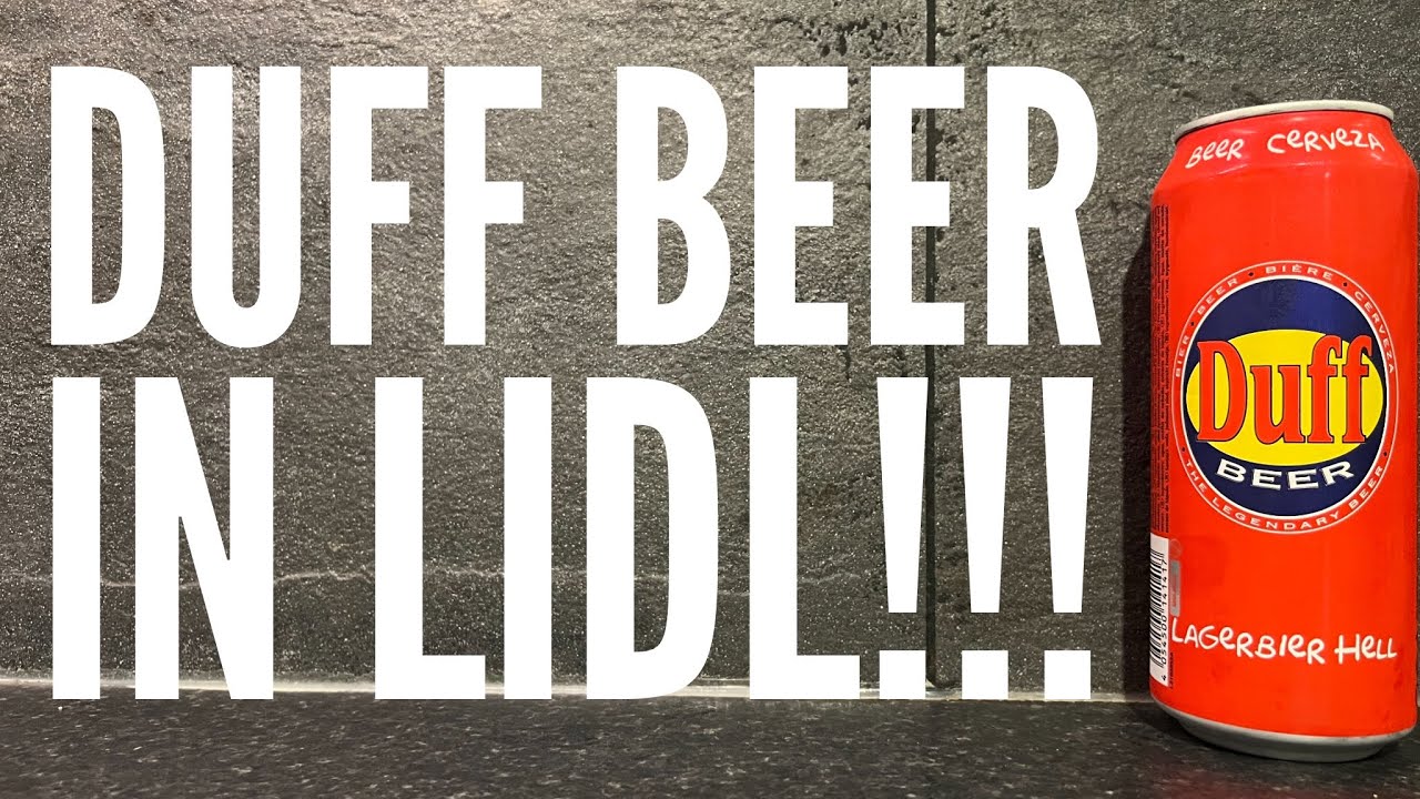 Duff Beer Lagerbier Hell Review By Privatbrauerei Eichbaum | Duff Simpsons Beer Review