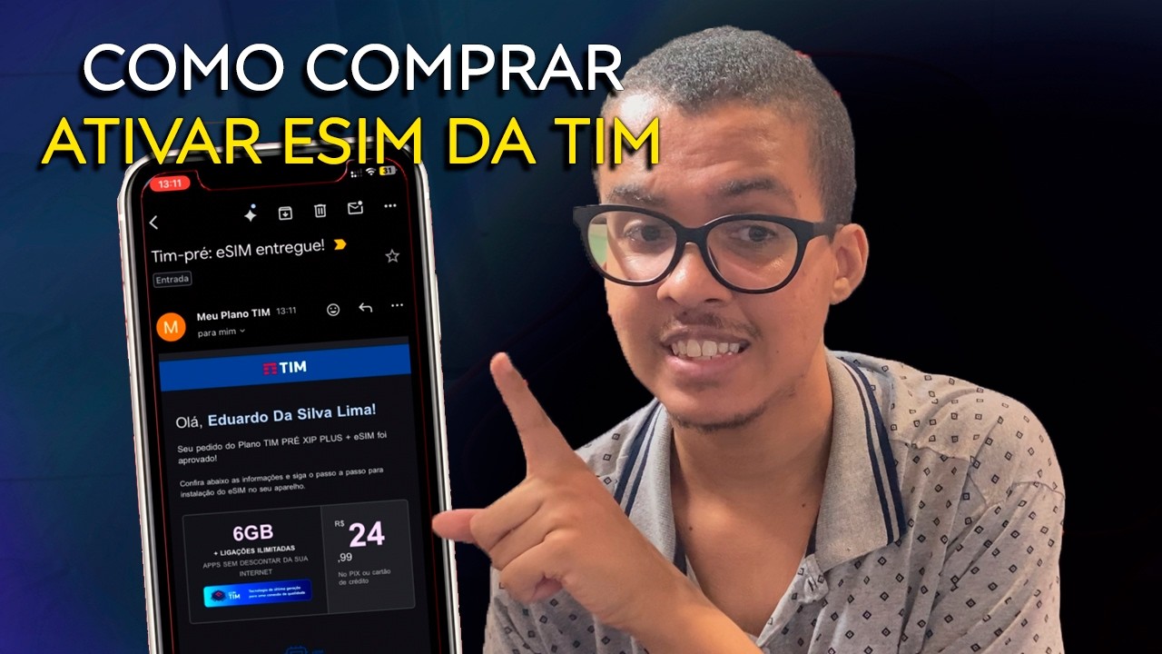 COMO COMPRAR E ATIVAR ESIM DA TIM NO CELULAR - PASSO A PASSO