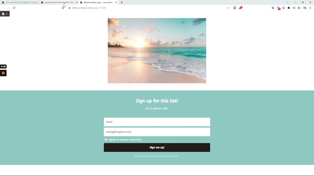 How to create an Opt In - Designing Sign Up Forms