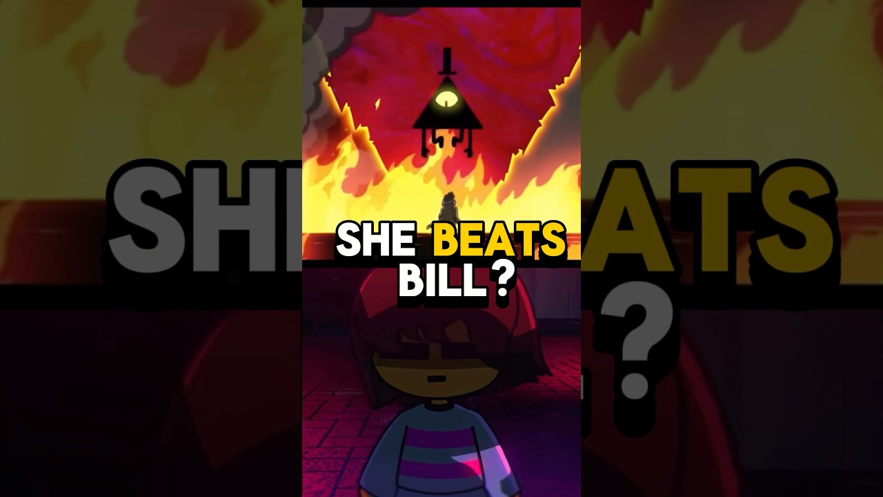 Can Frisk BEAT Bill? #undertale #frisk #billcypher #gravityfalls #animation #vs #battle #ccart