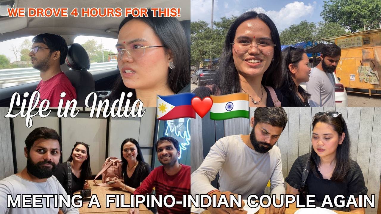 🇮🇳🇵🇭 Meeting a Filipino-Indian Couple in India! Traveling 4 hours for this!| Filipino Indian Couple