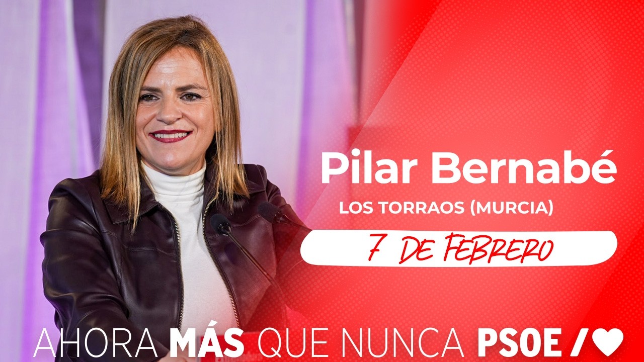 Pilar Bernabé en la presentación del Consejo Asesor de Igualdad del PSRM