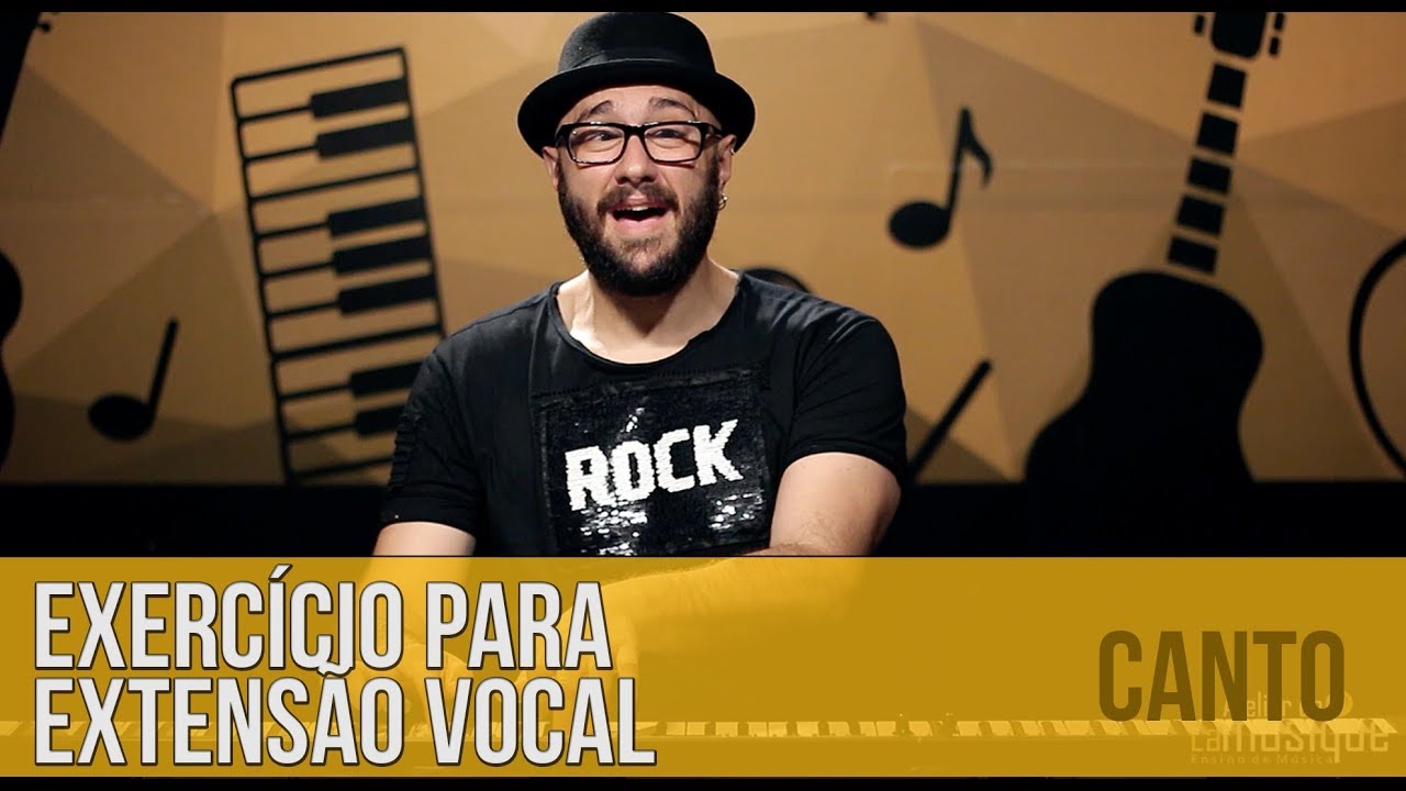 Exercício para extensão vocal e passagem de registros (canto) - Dica do Minuto #291
