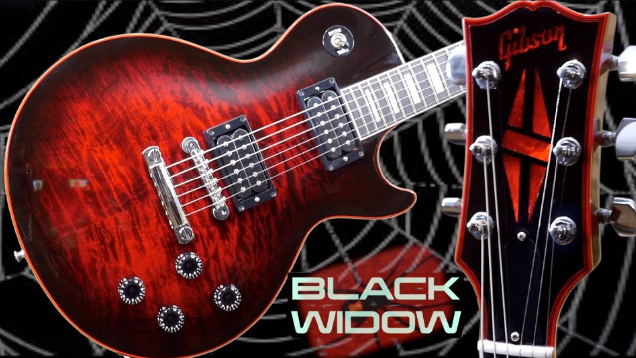 Самая смертоносная гитара | Gibson Les Paul Black Widow Burst Red 2009 года | Обзор + демо