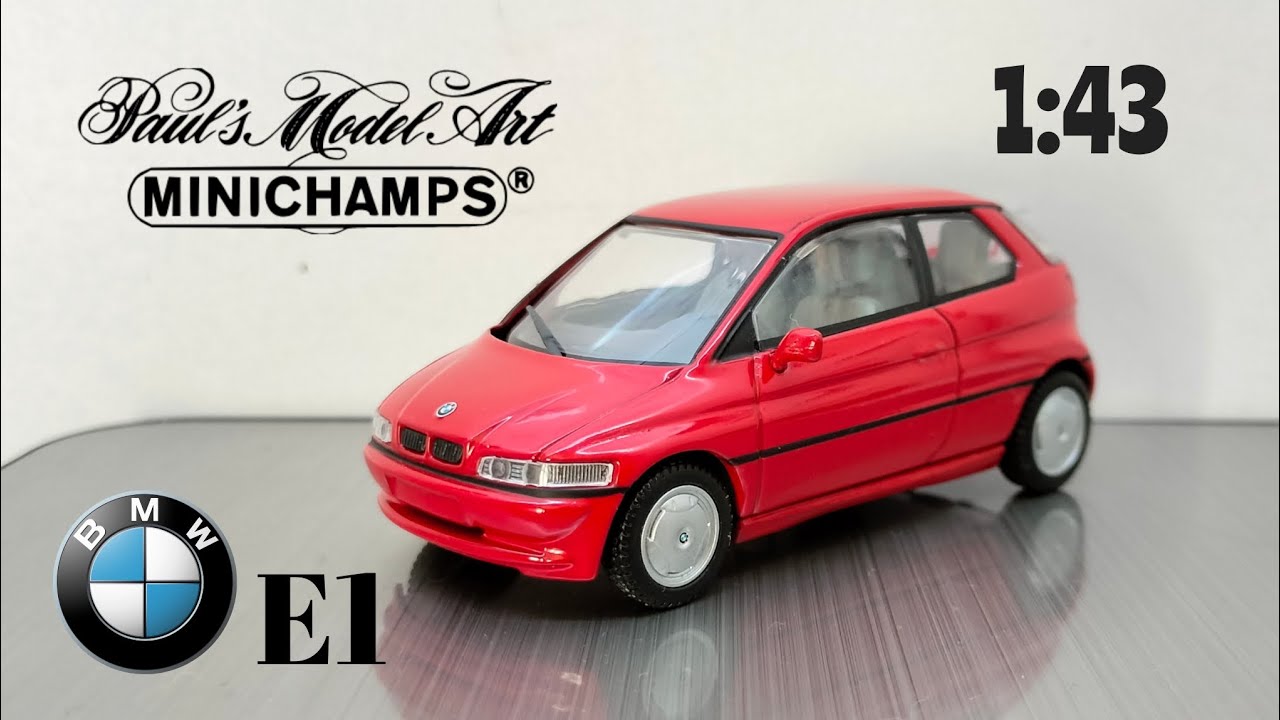 Обзор модели BMW E1 1:43 Minichamps