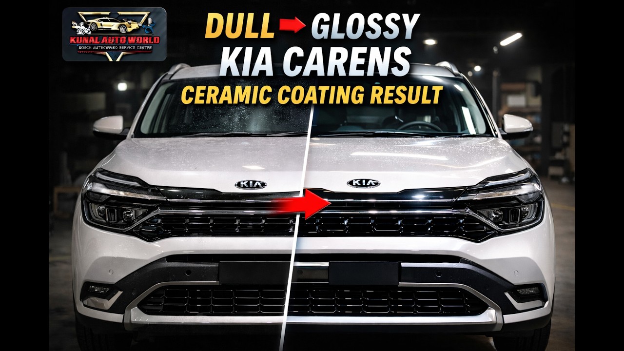 Ceramic Coating Process in Nashik | Complete Paint Protection & Bumper Care at Kunal Autoworld 🚗✨