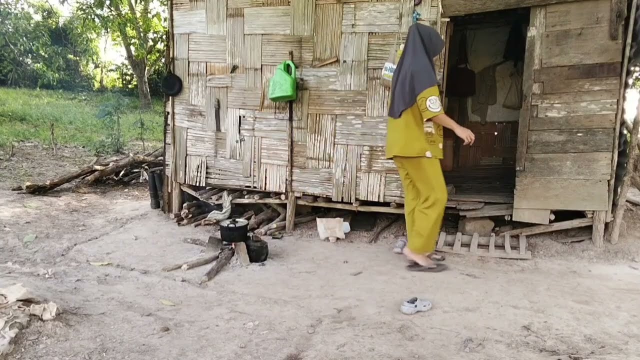 Masak pagi di kebun jagung sambil menjaga !!!!
