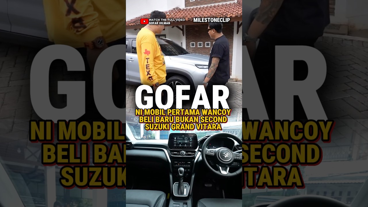 Mobil pertama wancoy beli baru #gofarhilman #wancoy #suzuki #automotive #beranda #car #mobilbaru