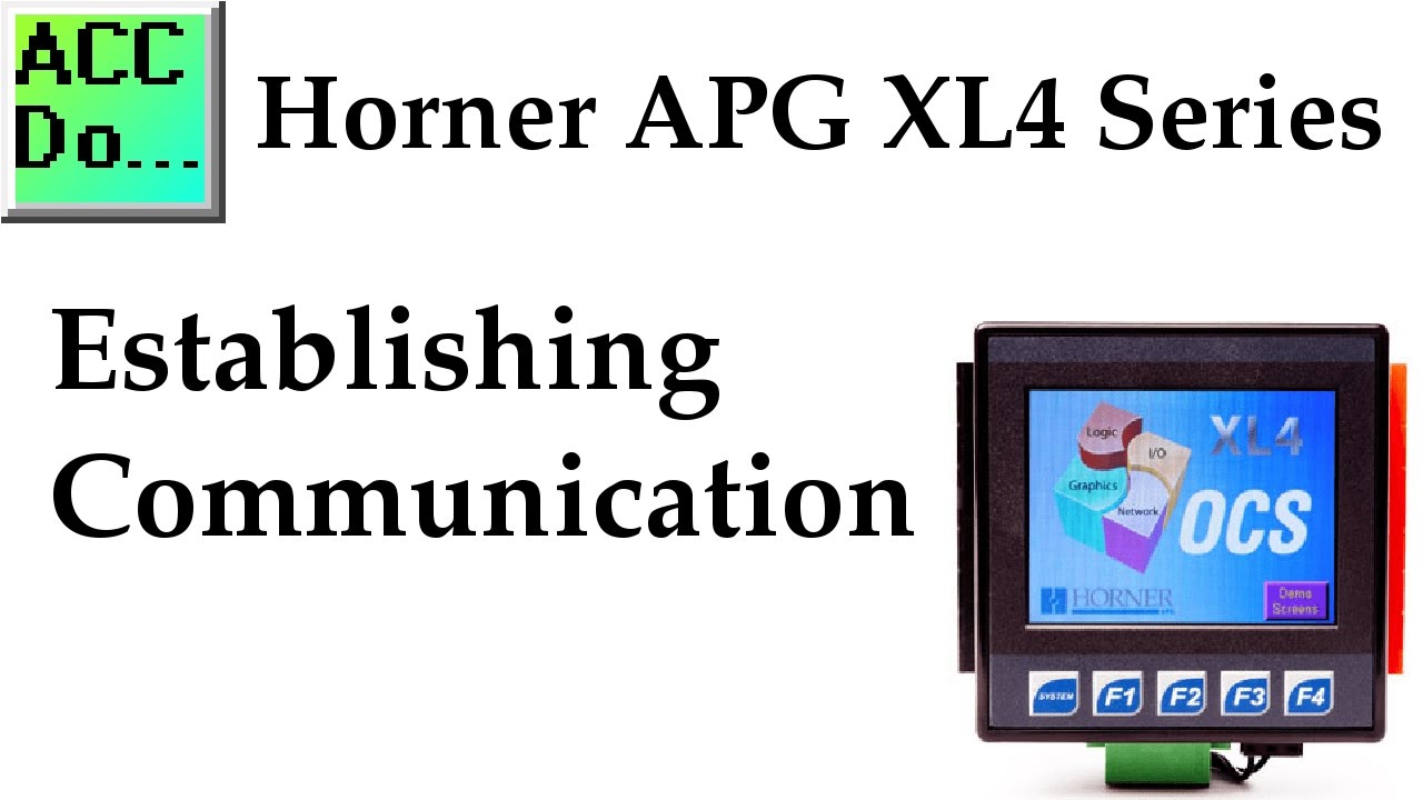 Настройка Horner XL4: связь между контроллером моста и Cscape.